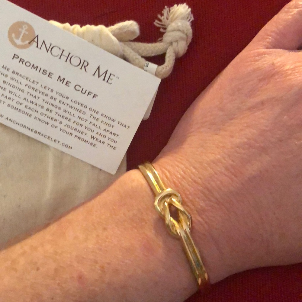 Anchor Me, Promise Me Cuff Bracelet!